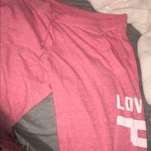 Great condition size large women’s pink sweatpants